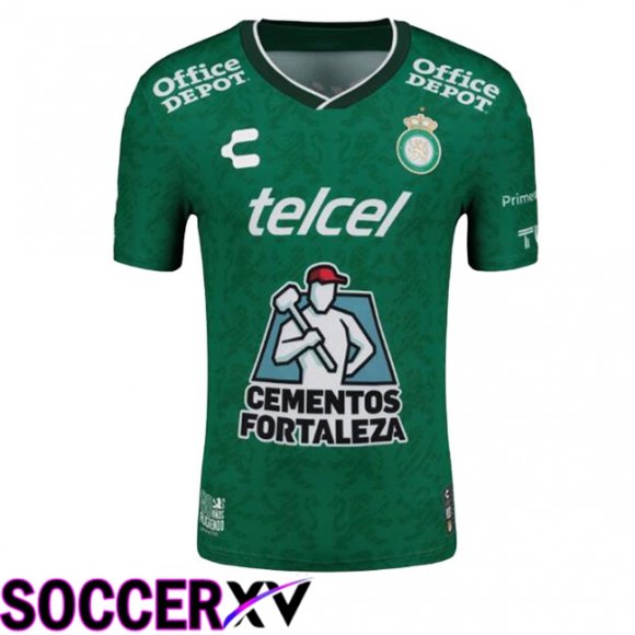 Club Leon Home Soccer Jersey Green 2024/2025