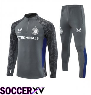Feyenoord kit Training Tracksuit Grey 2025/2026