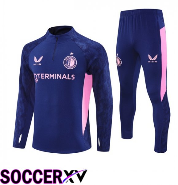 Feyenoord kit Training Tracksuit Blue Royal 2025/2026