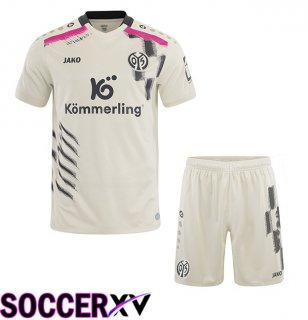 FSV Mainz 05 Kids Third Soccer Jersey White 2025/2026