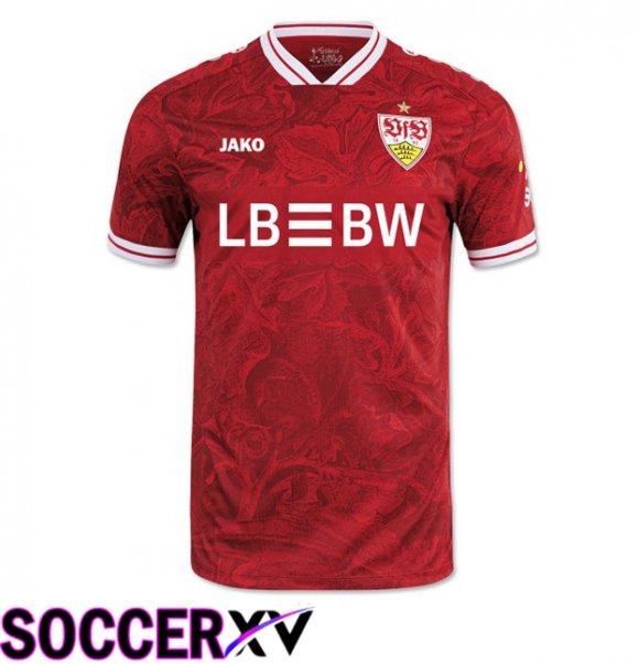 VfB Stuttgart Away Soccer Jersey Red 2025/2026