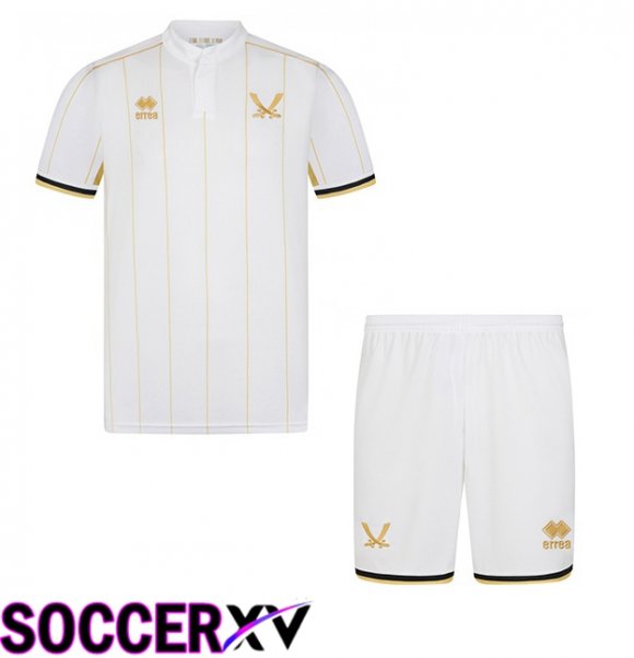 Sheffield United Kids Away Soccer Jersey White 2025/2026