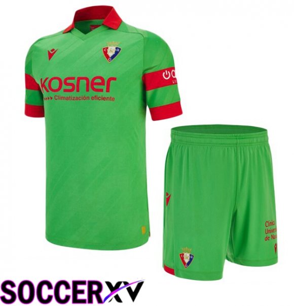 CA Osasuna Kids Away Soccer Jersey Green 2025/2026