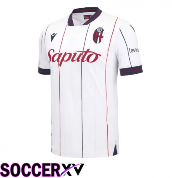 Bologna Away Soccer Jersey White 2025/2026