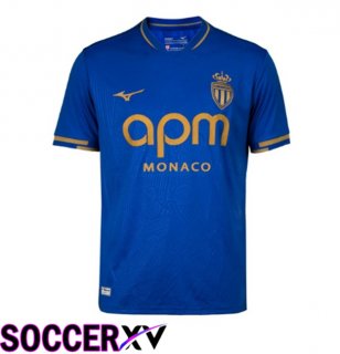 AS Monaco Away Soccer Jersey Blue 2025/2026