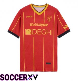 Lecce Third Soccer Jersey Red 2025/2026