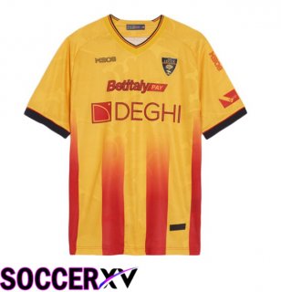 Lecce Home Soccer Jersey Yellow 2025/2026