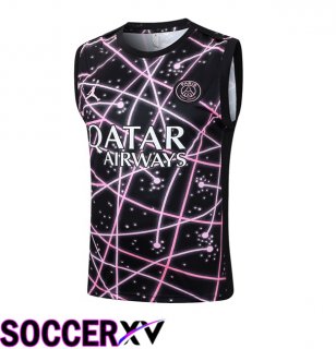 Jordan Paris PSG Soccer Vest Black 2025/2026