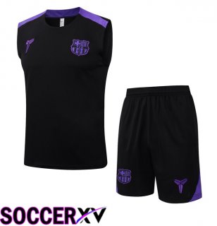 FC Barcelona Soccer Vest + Shorts Black 2025/2026