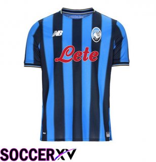 Atalanta Home Soccer Jersey Blue Black 2025/2026