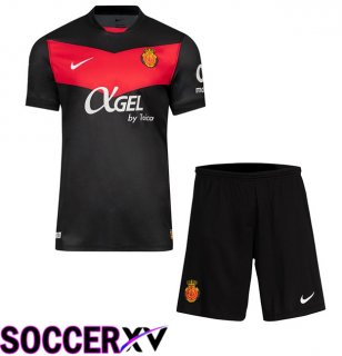 RCD Mallorca Kids Third Soccer Jersey Black 2025/2026