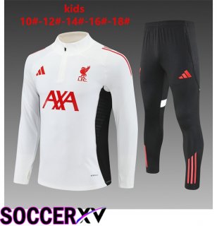 FC Liverpool Kids kit Training Tracksuit White 2025/2026