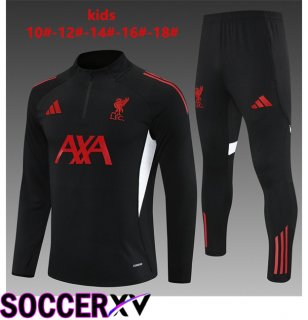 FC Liverpool Kids kit Training Tracksuit Black 2025/2026