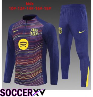 FC Barcelona Kids kit Training Tracksuit Blue Royal 2025/2026
