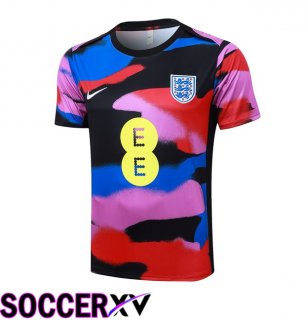 England Training T Shirt Blue Red Black 2025/2026
