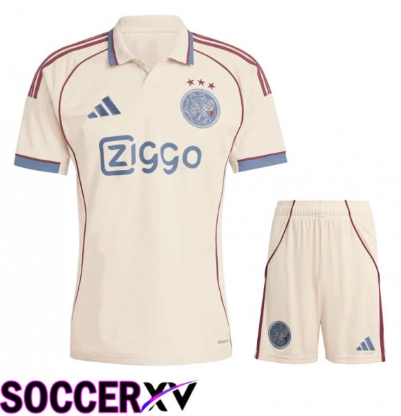 AFC Ajax Third kit Soccer Jersey + Shorts 2025/2026