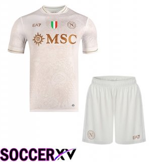 SSC Napoli Kids Away Soccer Jersey 2025/2026