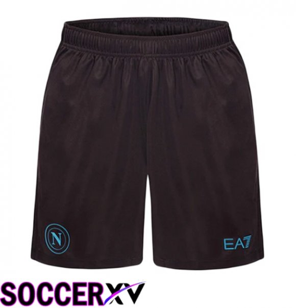 SSC Napoli Third Soccer Shorts Brown 2025/2026
