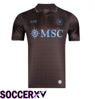 SSC Napoli Third Soccer Jersey Brown 2025/2026