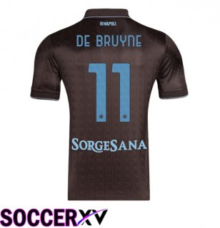 SSC Napoli (Kevin De Bruyne 11) Third Soccer Jersey Brown 2025/2026