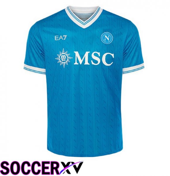 SSC Napoli Home Soccer Jersey Blue 2025/2026