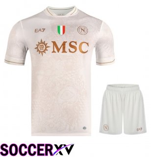 SSC Napoli Away kit Soccer Jersey + Shorts 2025/2026