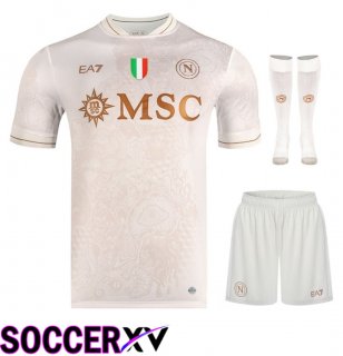 SSC Napoli Away kit Soccer Jersey (Shorts + Socks) 2025/2026
