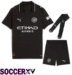 Manchester City Away kit Soccer Jersey (Shorts + Socks) 2025/2026