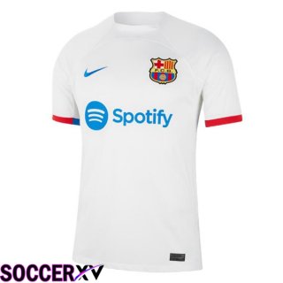 FC Barcelona Away Soccer Jersey White 2023/2024
