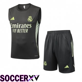 Gilet Foot Real Madrid + Shorts Vert 2025/2026