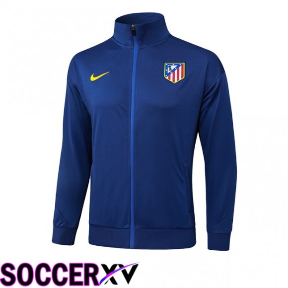 Veste Foot Atletico Madrid Bleu Royal 2025/2026