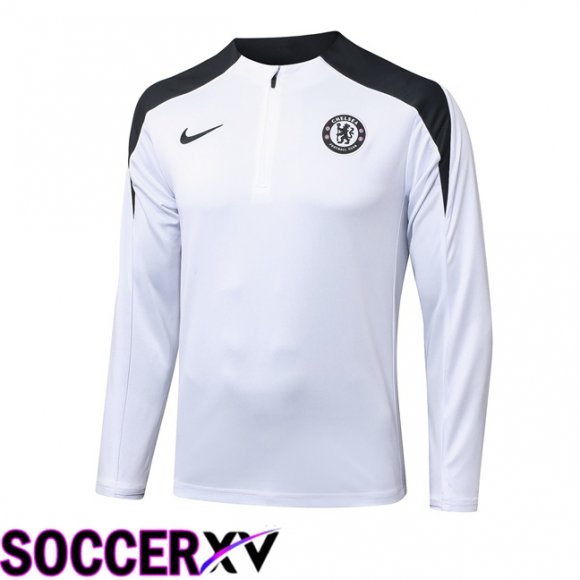 Training Sweatshirt FC Chelsea Blanc 2025/2026