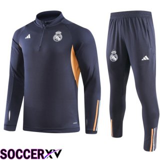 Real Madrid Training Tracksuit Suit Grey 2023/2024