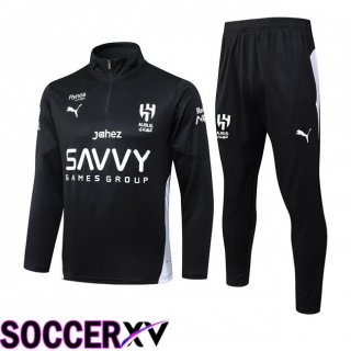 Al-Hilal FC kit Training Tracksuit Black 2025/2026  Al-Hilal FC kit Training Tracksuit Black 2025/2026