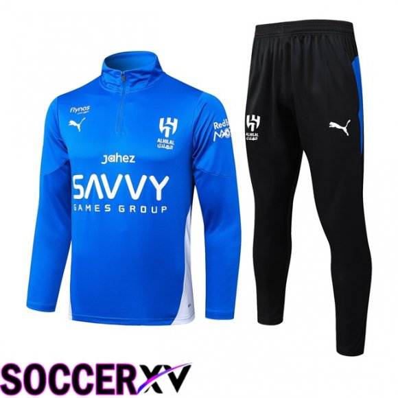 Al-Hilal FC kit Training Tracksuit Blue 2025/2026  Al-Hilal FC kit Training Tracksuit Blue 2025/2026
