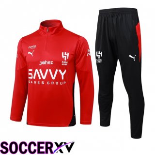 Al-Hilal FC kit Training Tracksuit Red 2025/2026  Al-Hilal FC kit Training Tracksuit Red 2025/2026