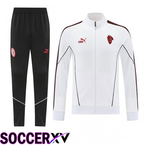 AC Milan kit Training Tracksuit - Training Jacket White 2025/2026  AC Milan kit Training Tracksuit - Training Jacket White 2025/2026
