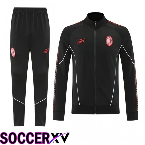 AC Milan kit Training Tracksuit - Training Jacket Black 2025/2026  AC Milan kit Training Tracksuit - Training Jacket Black 2025/2026