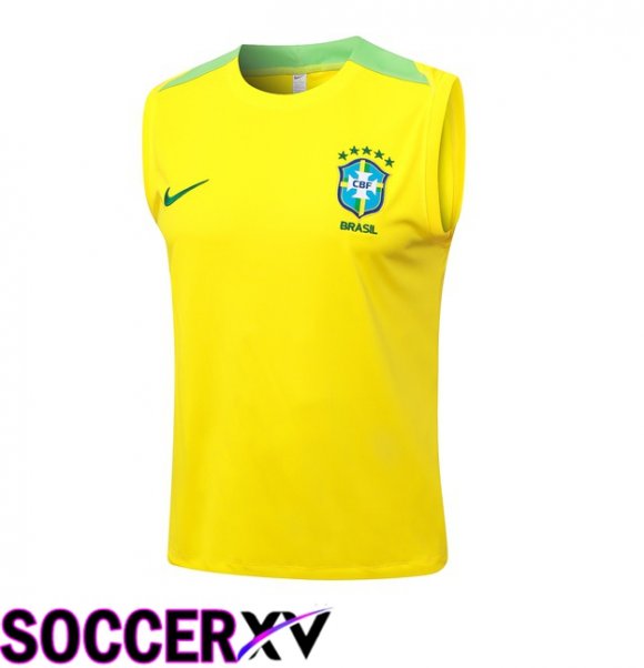 Brazil Gilet Soccer Yellow 2024/2025
