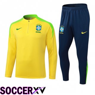 Brazil kit Training Tracksuit Yellow 2025/2026  Brazil kit Training Tracksuit Yellow 2025/2026