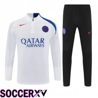 Paris PSG kit Training Tracksuit White 2025/2026  Paris PSG kit Training Tracksuit White 2025/2026
