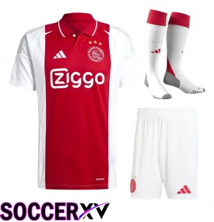 AFC Ajax Away kit Soccer Jersey (Shorts + Socks) 2024/2025