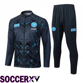 SSC Napoli kit Training Tracksuit - Training Jacket Grey 2025/2026  SSC Napoli kit Training Tracksuit - Training Jacket Grey 2025/2026
