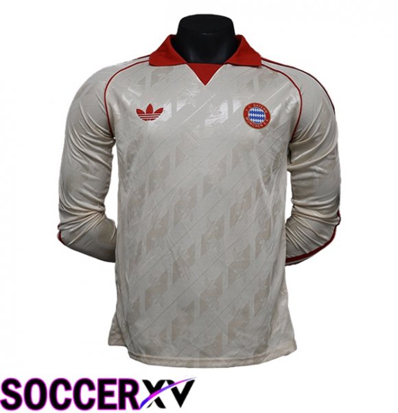 Bayern Munich Long sleeve Soccer Jersey Special Edition Yellow 2024/2025
