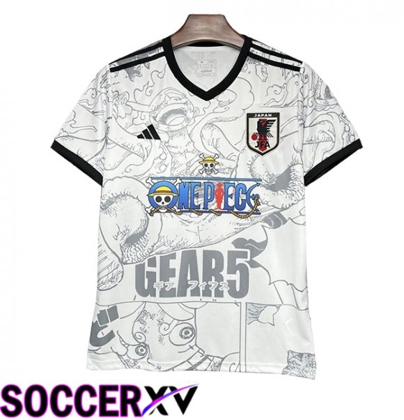 Japan Soccer Jersey Special Edition ONE PIECE White 2024/2025