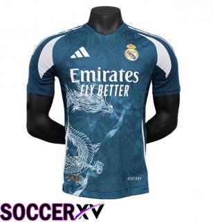 Real Madrid Soccer Jersey Special Edition Blue 2024/2025