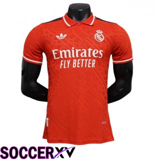 Real Madrid Soccer Jersey Special Edition Red 2024/2025