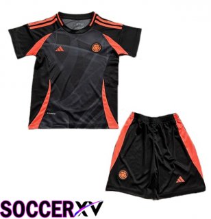 Colombia Kids Away Soccer Jersey Black 2024/2025