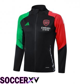 Arsenal Training Jacket Black Red Green 2024/2025