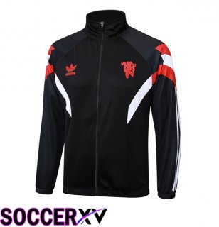 Manchester United Training Jacket Black 2024/2025